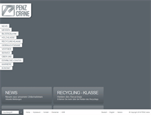 Tablet Screenshot of penz-crane.at